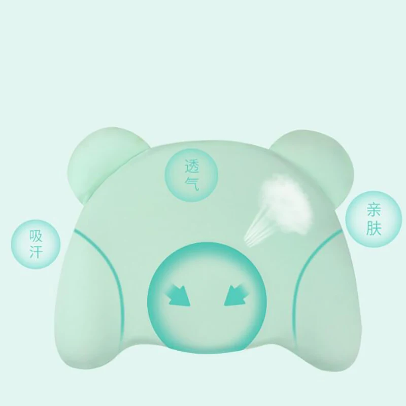 Infant Support Cushion Pad Newborn Baby cute Pillow Support Cushion Flat Head Shaping Memory Foam YKX008