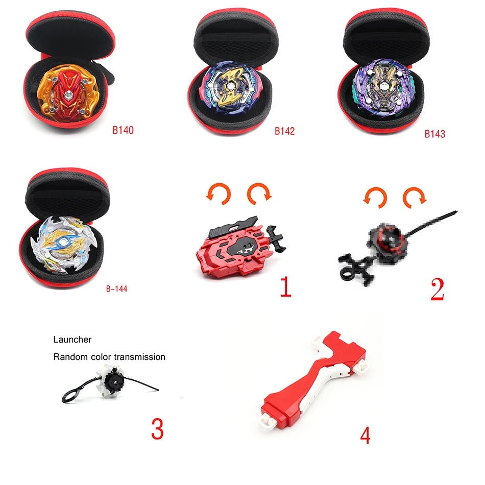 Топы Gyros Beyblade Burst из металлического сплава B139 Bayblade с пусковым устройством Blayblade