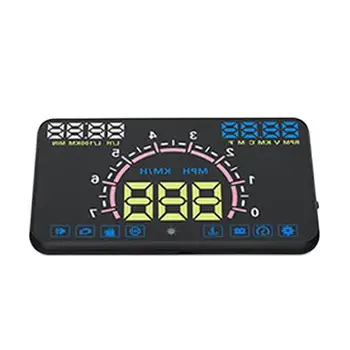 

E350 5.8" Digital HUD OBD2 Head Up Display Car Engine Speed Projector Vehicle Speedometer Windshield Project
