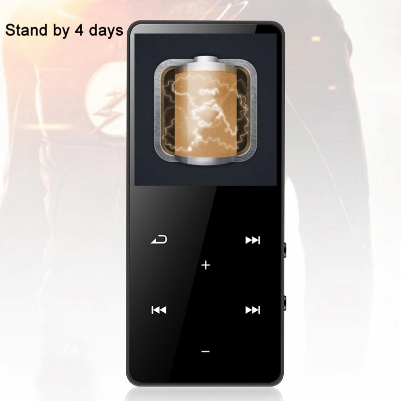 8 ГБ MP3 музыкальный плеер 1 дюймов Sreen HIfi пресс ключ fm радио с динамиком Поддержка