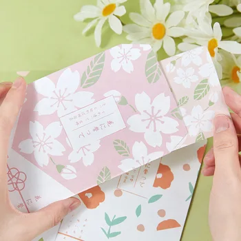 

6Pcs Cute Whale Writing Paper Letter Envelope Kawaii Cherry Envelope For Kids Gift School Supplies Stationery