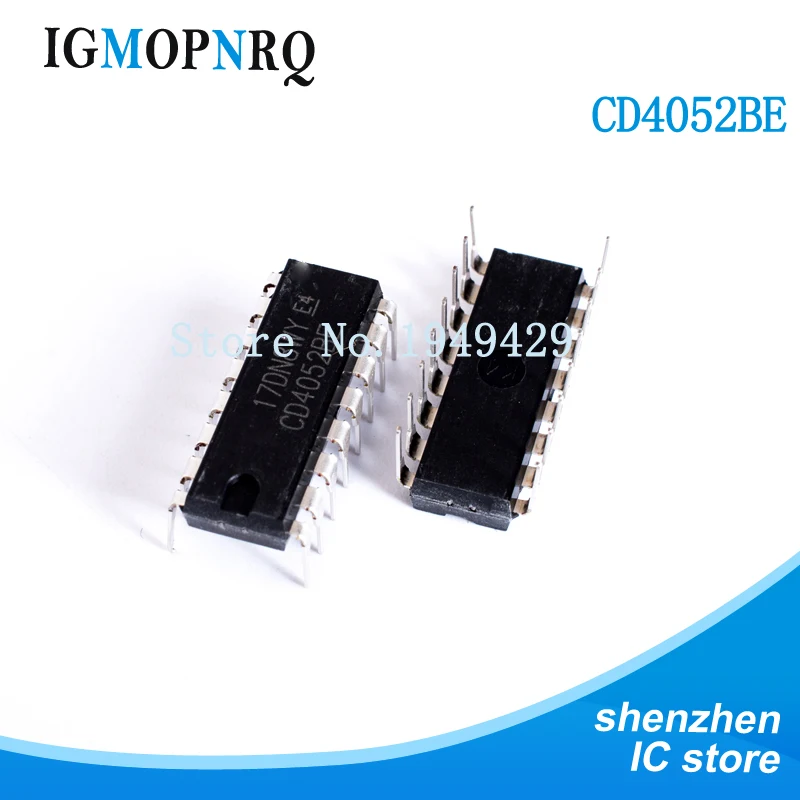 10 шт. CD4052BE DIP16 CD4052 мультиплексный переключатель IC 4-Ch. Новая быстрая доставка |