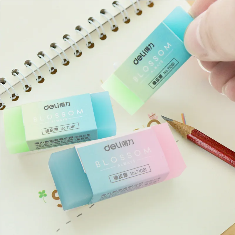 

Deli Color Rubber Cute Transparent Color Rubber Creative Stationery Young STUDENT'S for Clean Fine Art Rubber