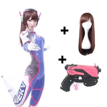 Dva Cosplay Wig-Suits Zentai Costume-Game Spandex Halloween Party Adult Lycra Child Gun