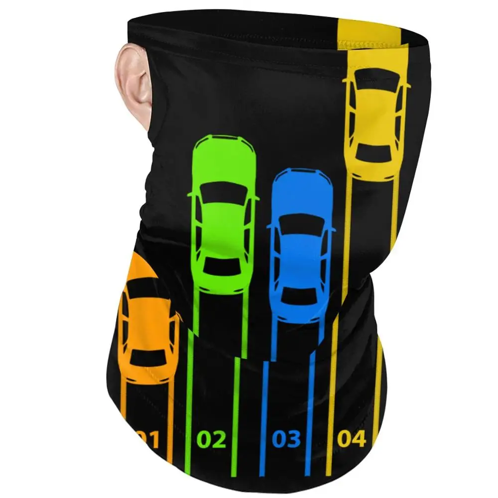 Авто гоночный автомобиль банданы бандана шарф DIY лицо маска рубашка символ шеи