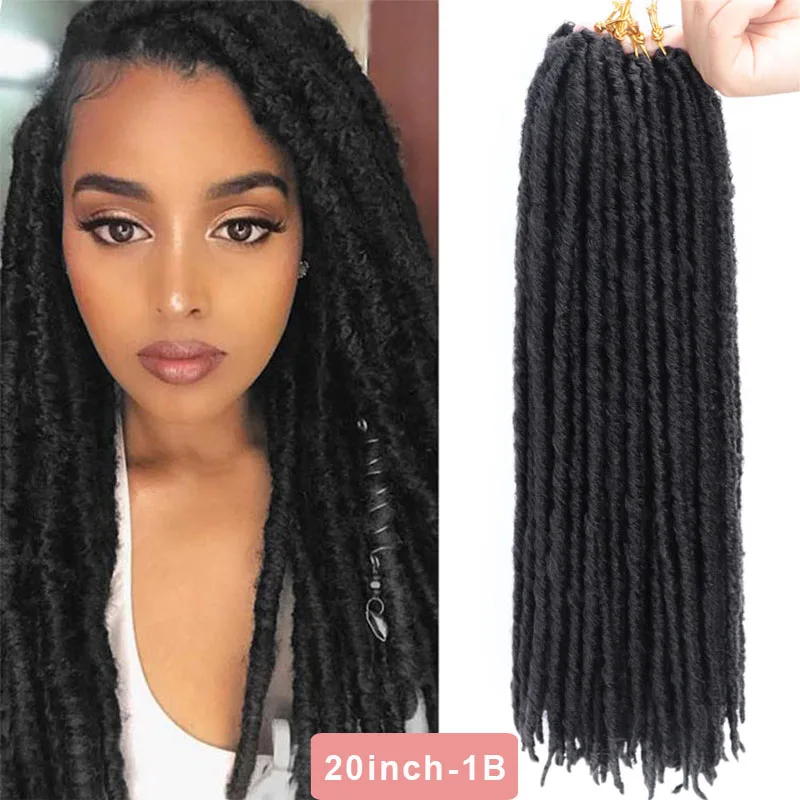 Женская плетеная косичка из искусственного Лока Nu Locs синтетическая оплетка для