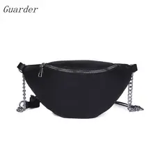 Guarder, бренд, сумка на пояс, женская мода, цепь, поясные сумки, банан, поясная посылка, искусственная кожа, грудь, сумка через плечо, сумки для живота, GUA0021