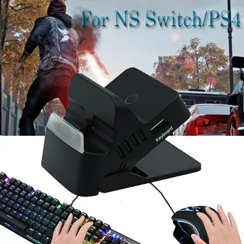 

20% Adapter wireless Controller TYPE-C Dock HDMI Base Charger Keyboard Mouse Converter for NS Swich/PS4 Switch Accessories