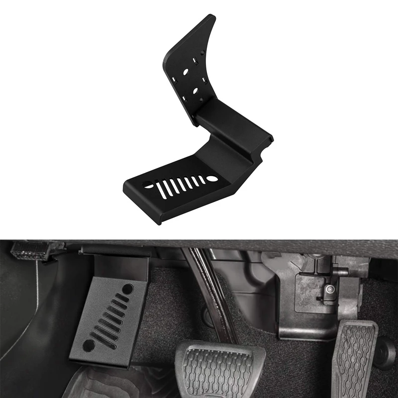Мертвая педаль левосторонняя педаль для ног Jeep Wrangler JL& JLU со стороны водителя автоматическая коробка передач модели
