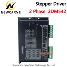 2dm542 2phase output 4a do motorista 2dm542 do motor deslizante para o motor 24-48vdc de 57mm4 2mm newcarve