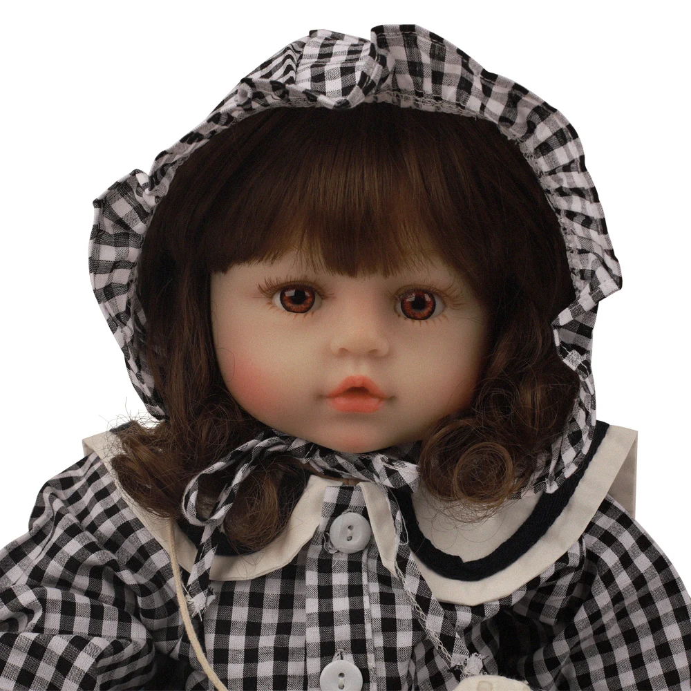 Лимитированная коллекция Bebe Reborn Baby Doll 24 дюйма Мягкие виниловый тканевый фон для фотостудии тела Прекрасная принцесса кукла реалистичные куклы новорожденных подарок на день рождения