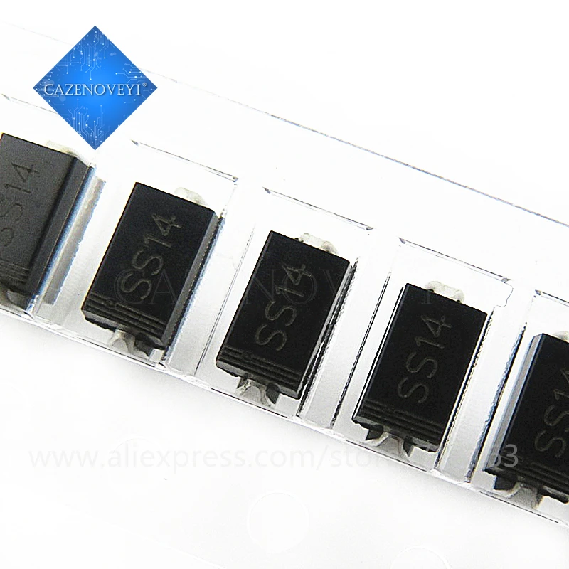 100 шт. SMA выпрямительный диод 1N5819 SS14 1N5822 SS34 SR160 SS16 1N5817 SS12 SR1100 SS110 SR360 SS36 SR240 SS24 SR2100 SS210 SS310