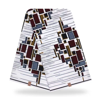 

2020 Nigeria African wax ankara prints 6yard african Nigeria real wax veritable wax prints sewing Women dress