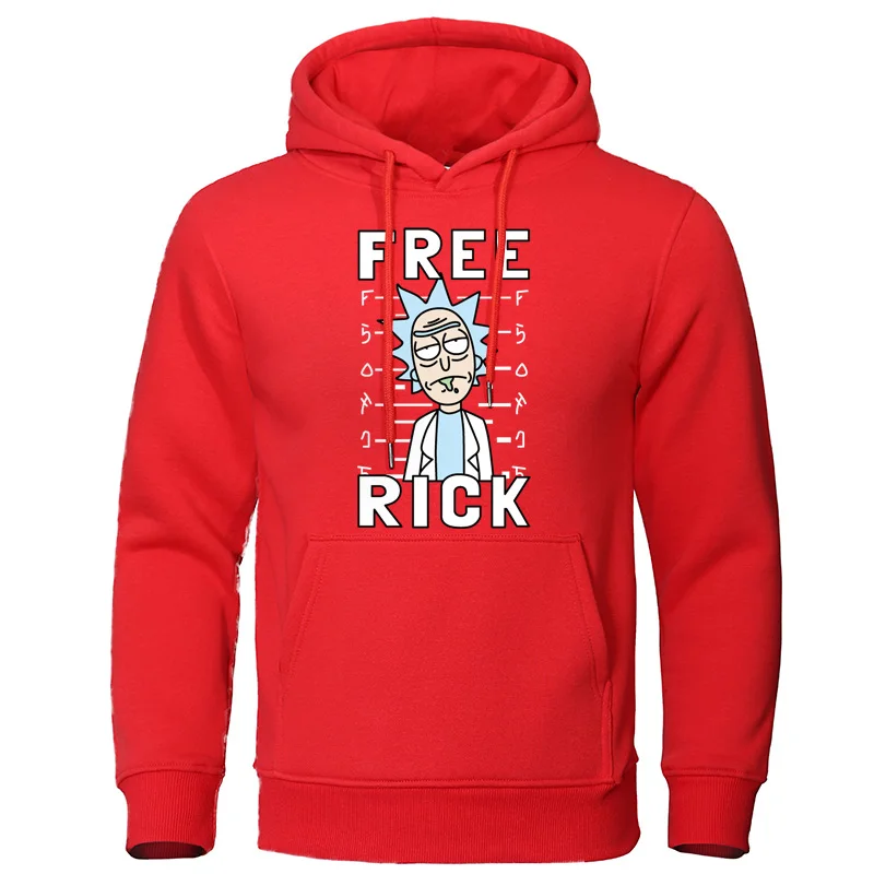  Rick and Morty Funny Hoodies For Men High Quality Brand Male Hoodie Sweatshirts Cotton Tops Hip Hop