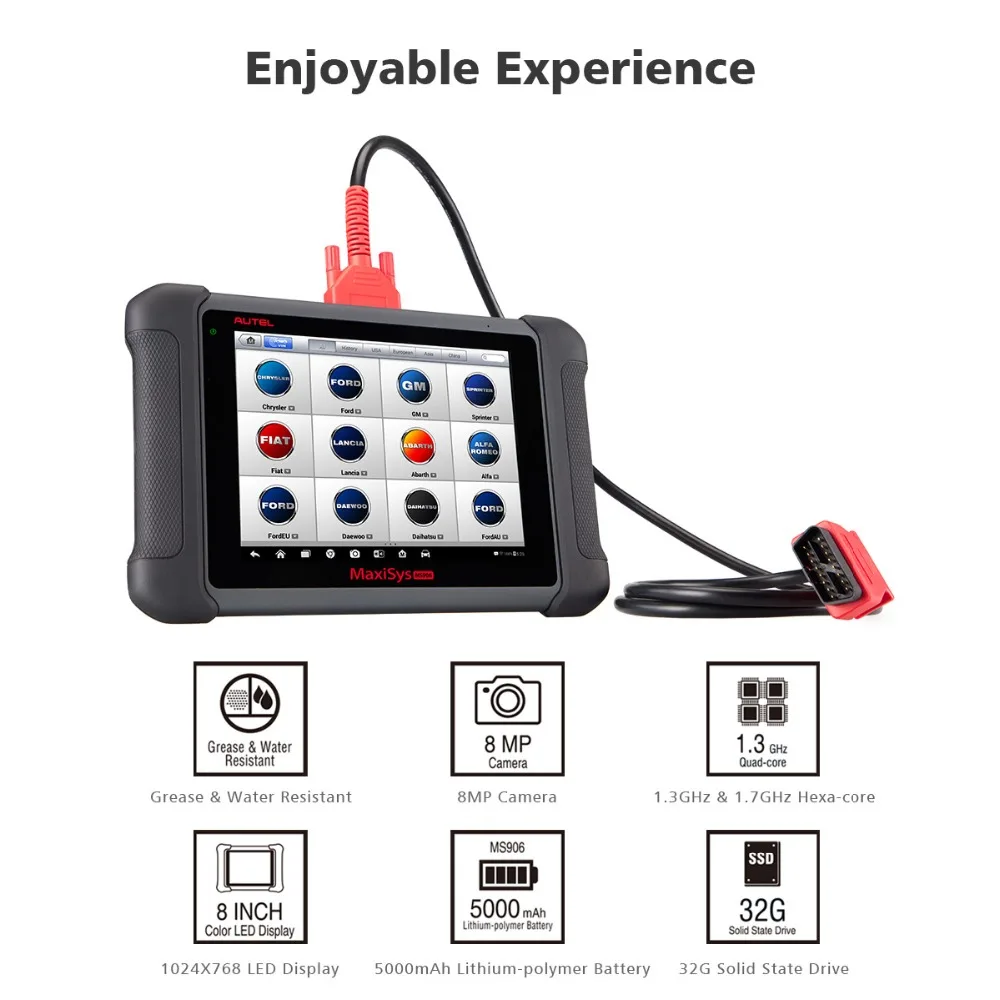 Autel MaxiSys MS906 OBD2 сканер автомобильный диагностический инструмент MS 906 ключ