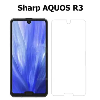 Перейти на Алиэкспресс и купить Закаленное стекло для острого стекла Aquos R3 9H Защитная пленка для мобильного телефона для острого стекла Aquos R3 SHV44