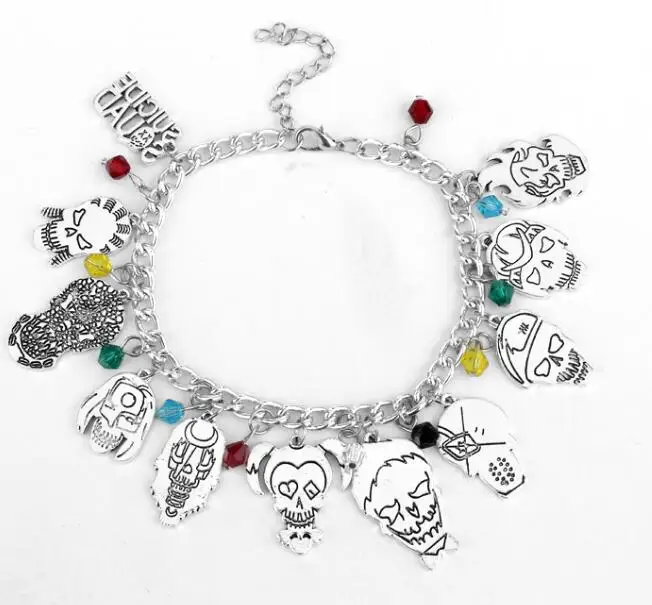 Dr Seuss металлический браслет-Шарм регулируемый браслет с хрустальными бусинами для подарка на Рождество милые ювелирные изделия - Окраска металла: Silver