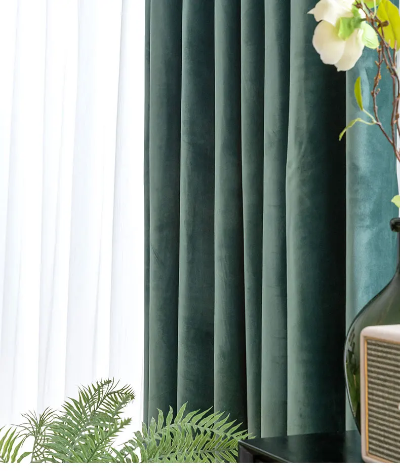 

Modern Blackout Curtains for Window Treatment Blinds for Living Room Curtains Curtains for Bedroom Shading Noise Reduction