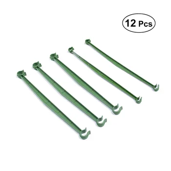 

12pcs Expandable Trellis Connectors Plastic Connecting Rod Brackets Gardening Supplies for Any Plant Stakes
