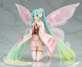 

22cm Racing CUTE Hatsune Miku Action Figure Model Toys Model Doll Ornaments