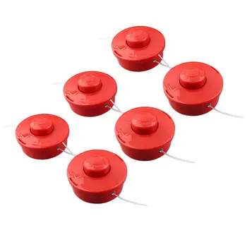 

6pcs Set Portable Multifunctional Garden Lawn Mower Hit Grass Head Mower Replacement Head Mower Accessories