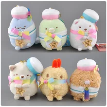 Прекрасный мультфильм аниме юбилей Sumikko Gurashi уголок био мягкая плюшевая брелок подвеска игрушки сумка Рождественская кукла в подарок