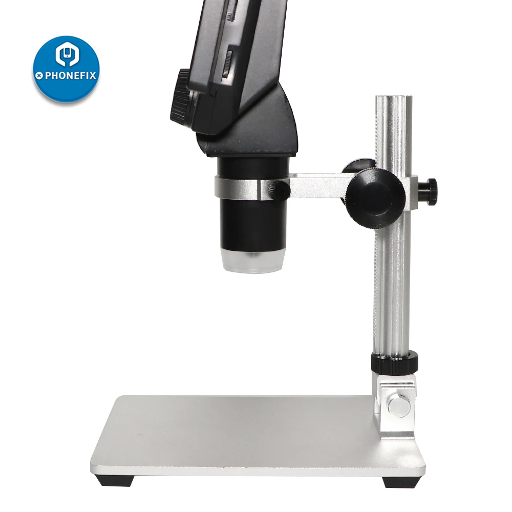 US $69.99 1 Pc Portable 8 LED Magnifier Electronic 11200X Electron Microscope 12MP 7 Inch HD LCD Display for Phone PCB Soldering Repair