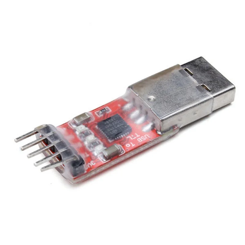 

USB 2.0 to TTL UART 5PIN CP2102 Module Converter Connector Adaptor Cable Red