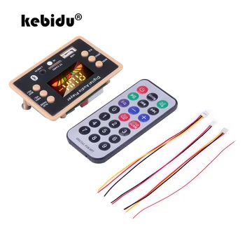

5V 12V MP3 Decoder Decoding Board Module Bluetooth 5.0 USB MP3 Player WMA WAV Support TF Card USB FM Remote Board Module For Car