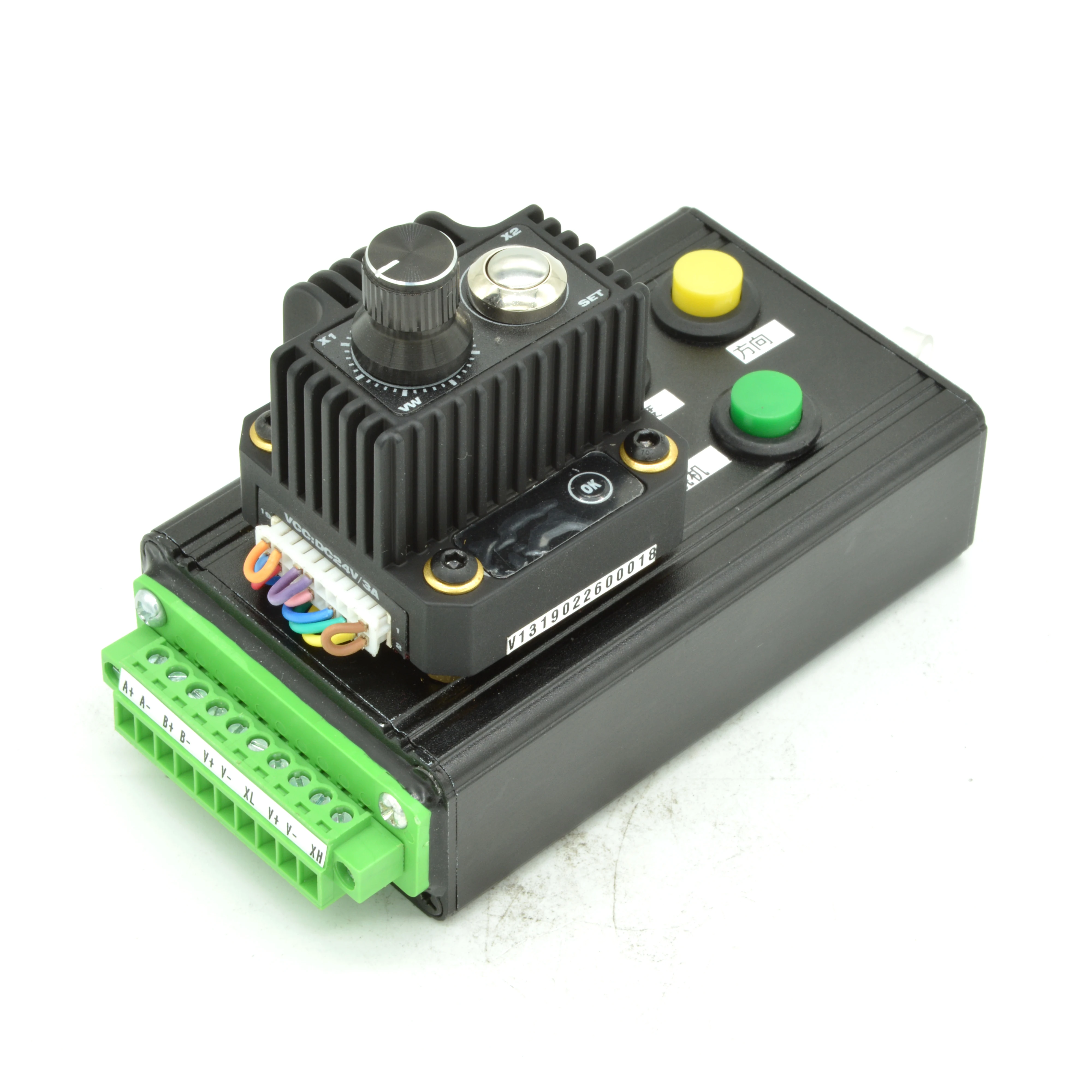 Stepper Motor Quick Start Controlling Kit 24V DC Speed, Direction and Off-power