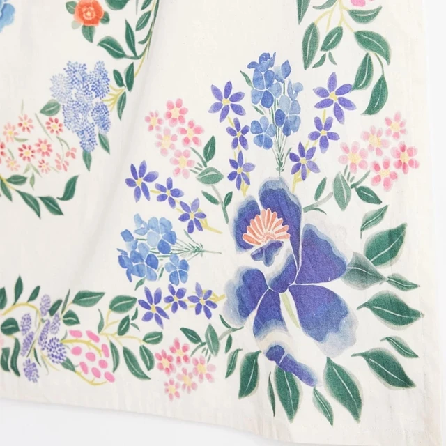 Mandala Virágos Gobelin Bohémia Pszichedelikus Virág Koszorú Fali Boho India Hippi Otthoni Dekoráció Károsodók - Image 5