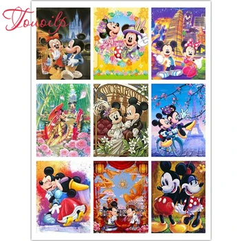 

TOUOILP 5D Diy Squane&Round diamond painting Cartoon mickey crystal Painting diamonds decorative diy diamond embroidery kits