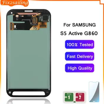 

AMOLED LCD Display For Samsung Galaxy S5 Sport G860 SM-G860 Touch Screen Digitizer Assembly LCD Replacement Parts For S5 G860