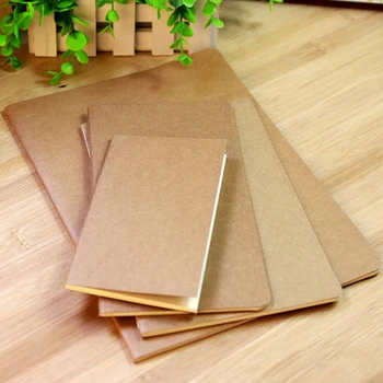 

1 pcs Notebook Cowhide Paper Blank Notepad Diary Book Copybook Memos Journal Blank Sketchbook