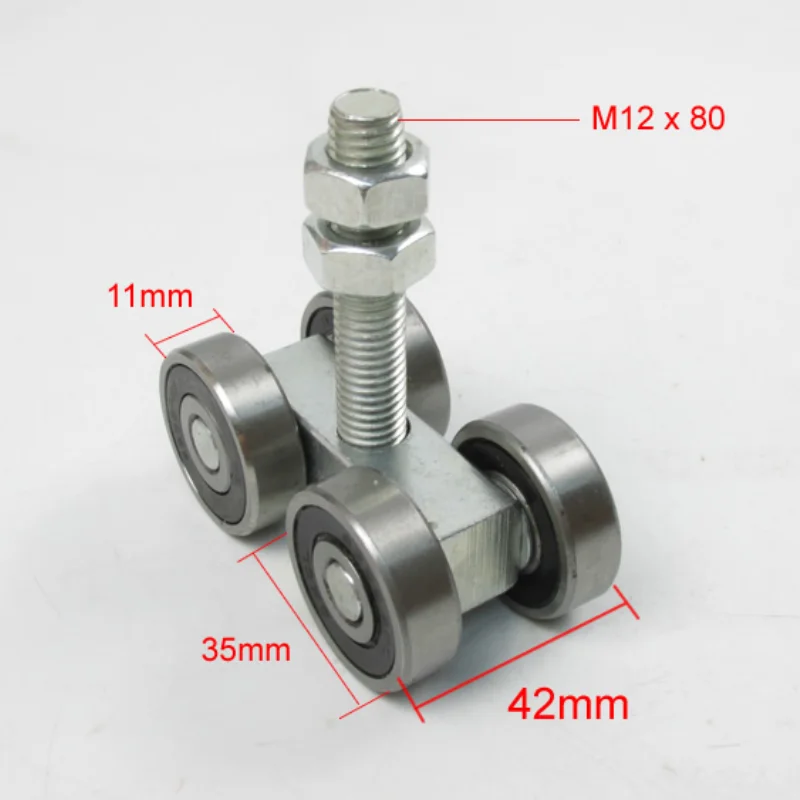Heavy-duty sliding door hanging wheel Industrial warehouse plant sliding doors Orbital track Bearing 300-400KG Hanging pulley