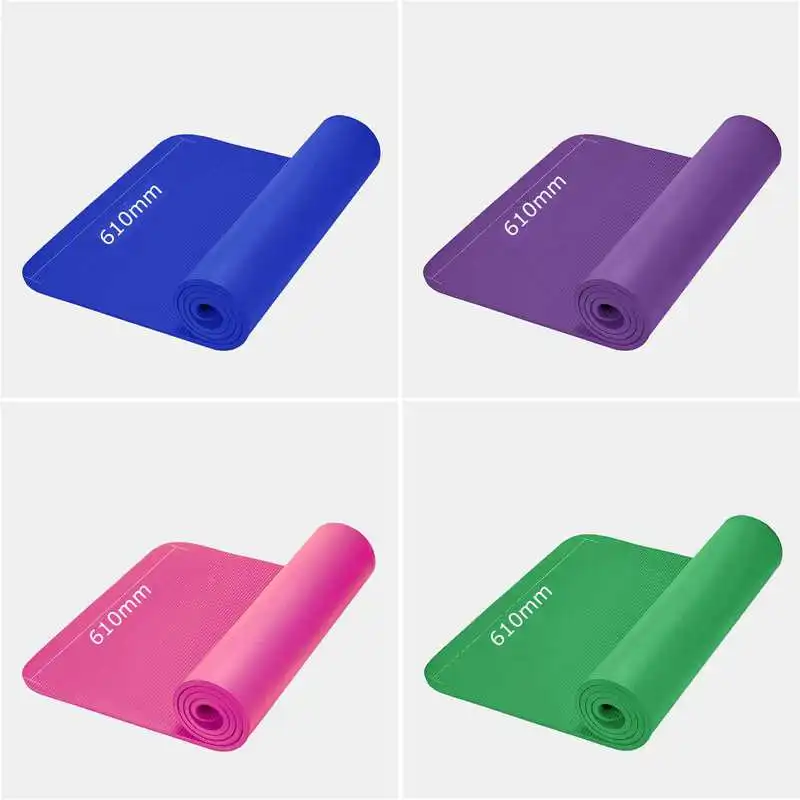 

8MM Large Size Non-slip Yoga Mats For Fitness NBR Tasteless Pilates Mat Gym Exercise Sport Mats Foldable Pads with Yoga Bag