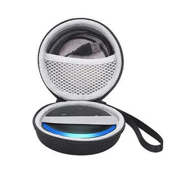 

Storage Bag Carrying Box Case Organizer Cover Pouch Hard Shell Shockproof Travel for Amazon Echo Dot 3 Smart Speaker