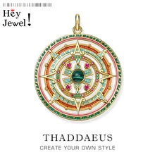 Подвески, золотой мифический амулет ацтеков, новые ювелирные изделия, винтажные 925 пробы серебряные аксессуары, мощный Волшебный подарок для женщин Ts