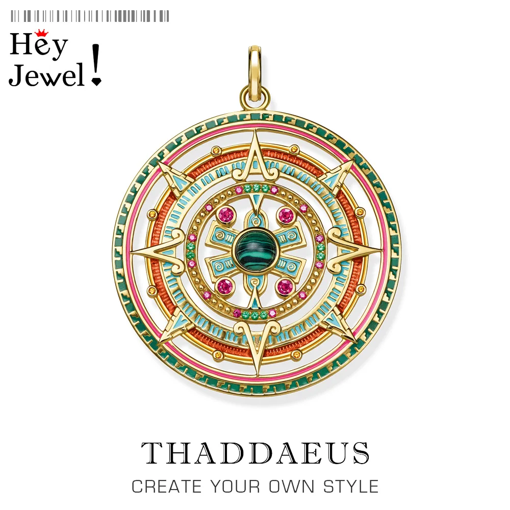 Pendants Golden Mythical Aztec Amulet,2020 New Jewelry Vintage 925 Sterling Silver Accessories Powerful Magic Gift For Women