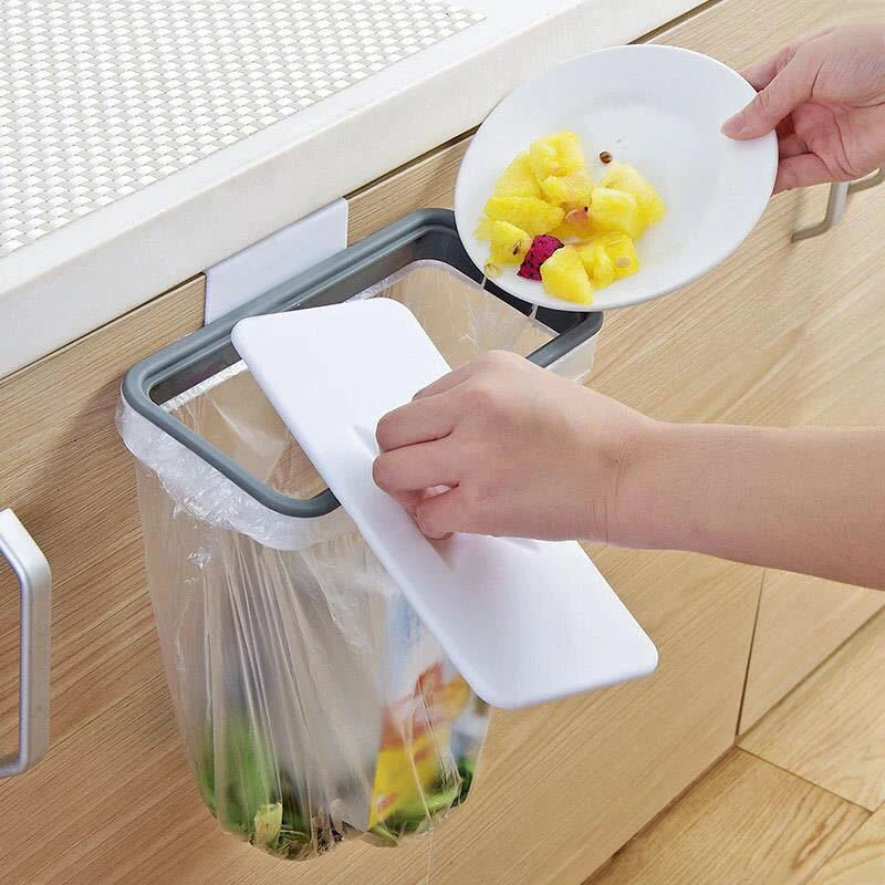 Kitchen Trash Bag Storage Rack Garbage Bag Holder Cupboard Kitchen Bathroom  Hanging Holders Cabinet Kitchen Accessories - China Bag Holder and Bag Hook  price