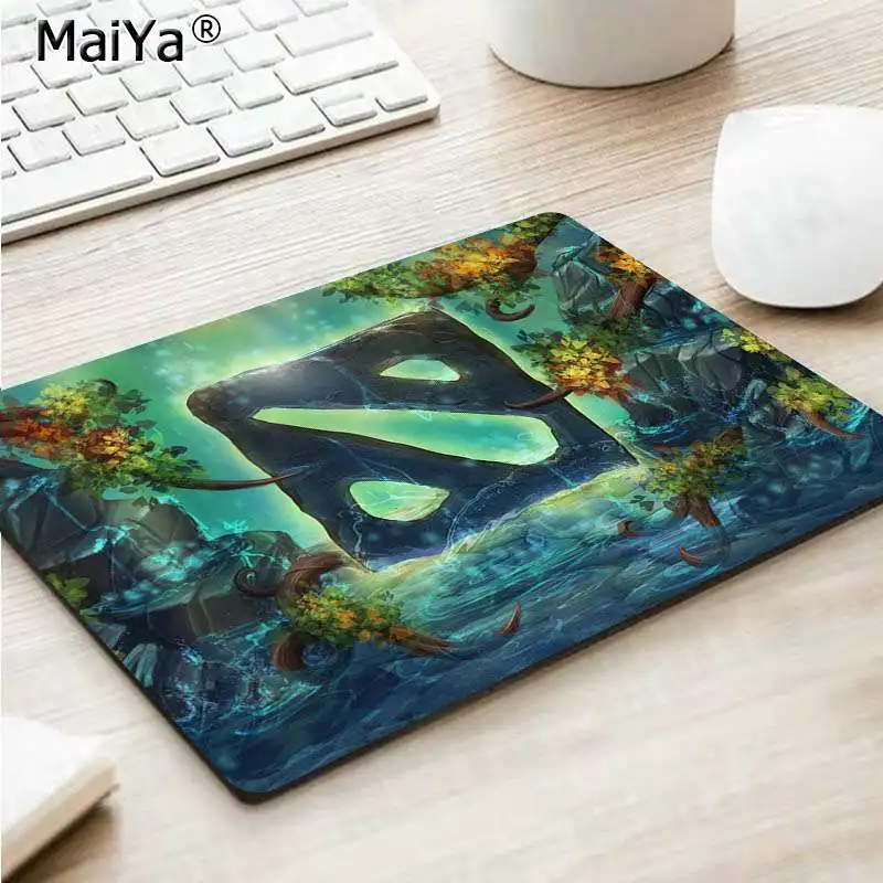 MaiYa смешной Dota 2 логотип DIY дизайн игровой с узором коврик для мыши Гладкий коврик для письма настольные компьютеры мат игровой коврик для мыши