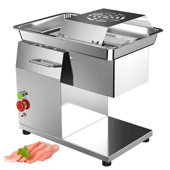 

Commercial Meat Slicer Stainless Steel Automatic Shred Slicer Dicing Machine Electric Vegetable Fruit Cutter Slicer Machine