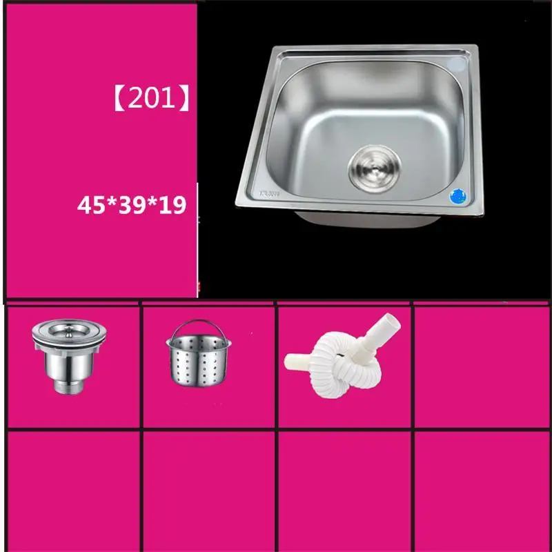 Afwasbak Umywalka Tarjas Integral Escurridor Para Acero Inoxidable Lavabo Fregadero De Cocina Cuba Pia Cozinha кухонная раковина - Цвет: MODEL U