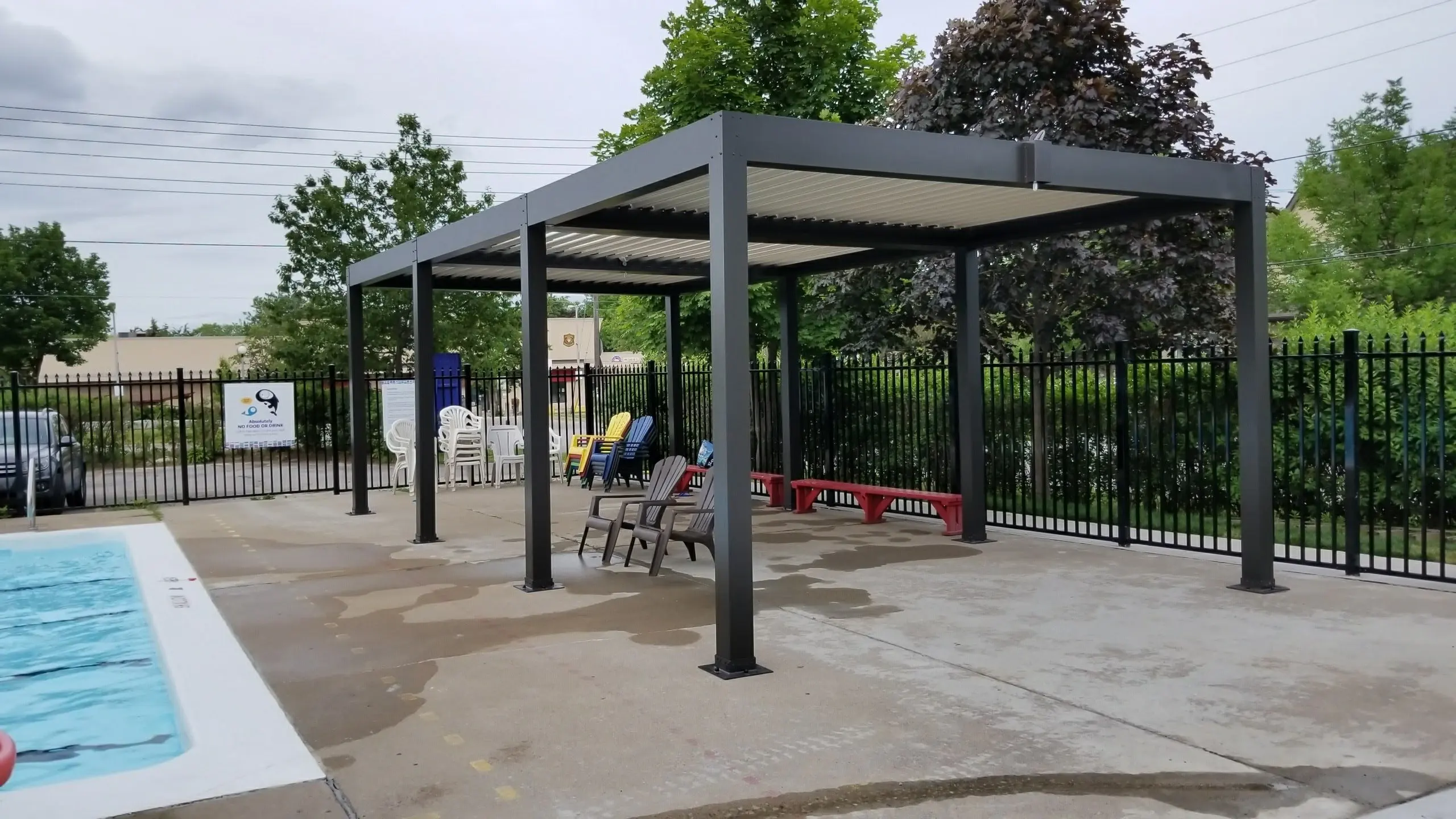 Outdoor Furniture Aluminum Louver Pergola for Sun Shading