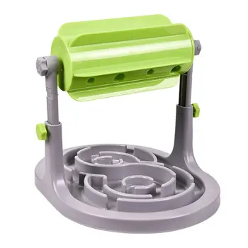 

Interactive Dog Cat Bowl Slow Feeder Adjustable Funny Treats Dispenser Exercise Games For Puppys Kitten