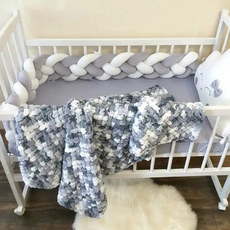 300cm Baby Bed Bumper Braided Protector Cradle Tour De Lit Bebe Tresse Newborn Crib Bumper Pillow Cushion Room Decor Bedding Set Bumpers Aliexpress