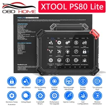 XTOOL PS80 Lite tam sistem OBD2 teşhis aracı IMMO ABS yağ servis sistemi otomotiv tarama kodu okuyucu için VW için BMW