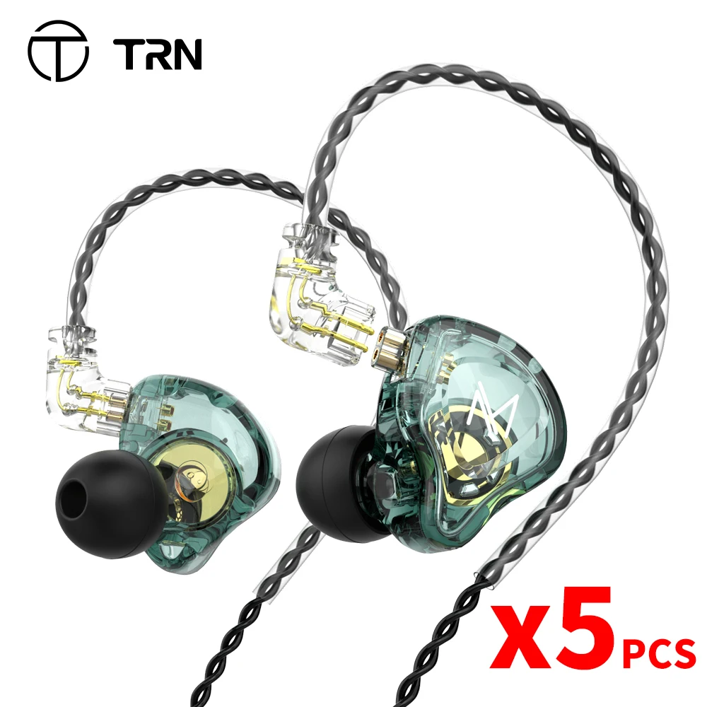 TRN MT1 Hi-FI 1DD Dynamic In-ear Earphone Drive HIFI Bass Metal Monitor Running Sport for X7 VX TA1 BA15 ST1 | Электроника