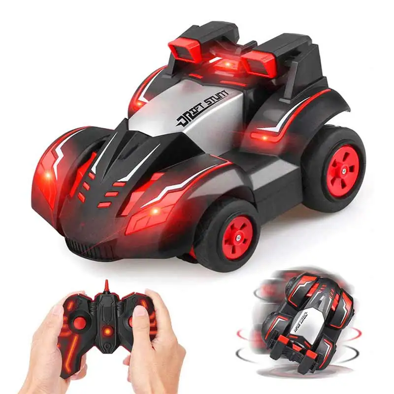 RC автомобили трюк автомобиль игрушки для детей Радиоуправление светодиодные на