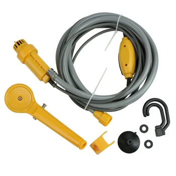 

12V Electric Car Plug Outdoor Camper Caravan Van Camping Travel Shower Portable 87HE